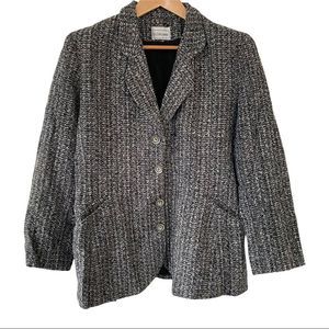 Giovanni tweed jacket blazer VGUC size large